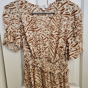 Leopard Print Blouse